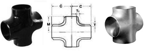 ANSI/ASME B16.9 Butt weld Reducing Cross Manufacturer & Exporter