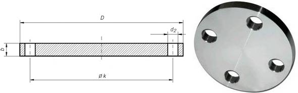 DIN 2527 BLIND FLANGE PN6, PN10, PN16, PN25, PN40